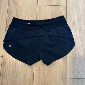 Lululemon Speed Up High-Rise Lined Short 2.5" (navy blue)